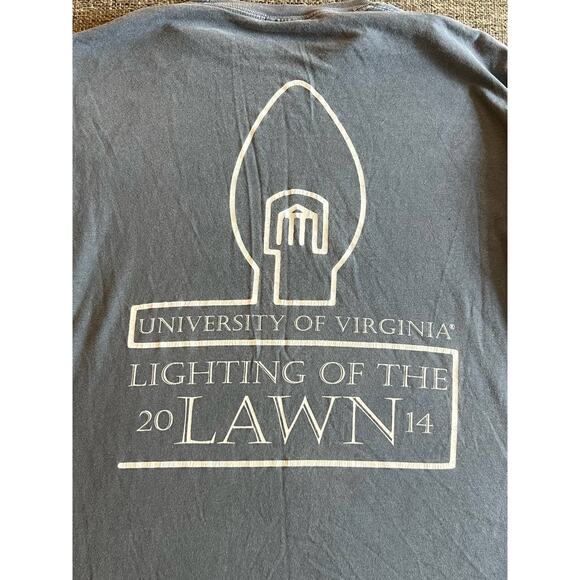 2014 Lighting of the Lawn Gray UVA Comfort Colors Long Sleeve Shirt Size Medium - Picture 7 of 7